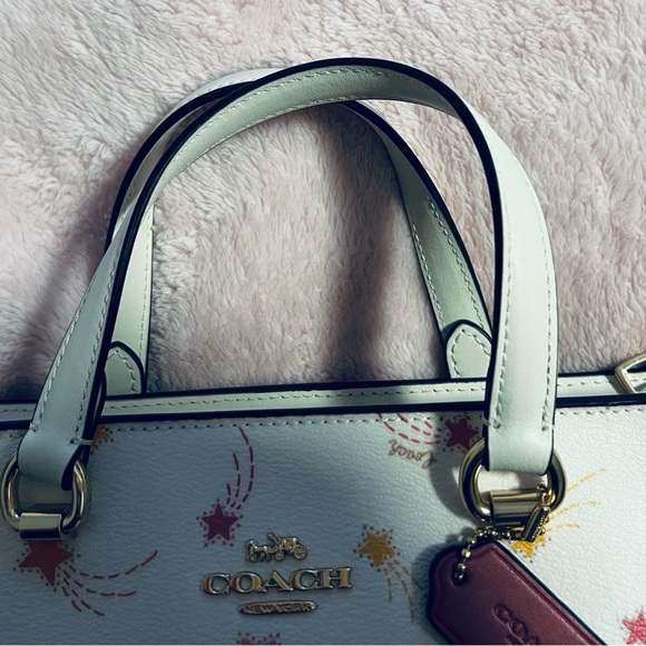 NWOT Coach Alice Satchel LIMITED EDITION Shooting Star Print Bag! - Picture 10 of 16